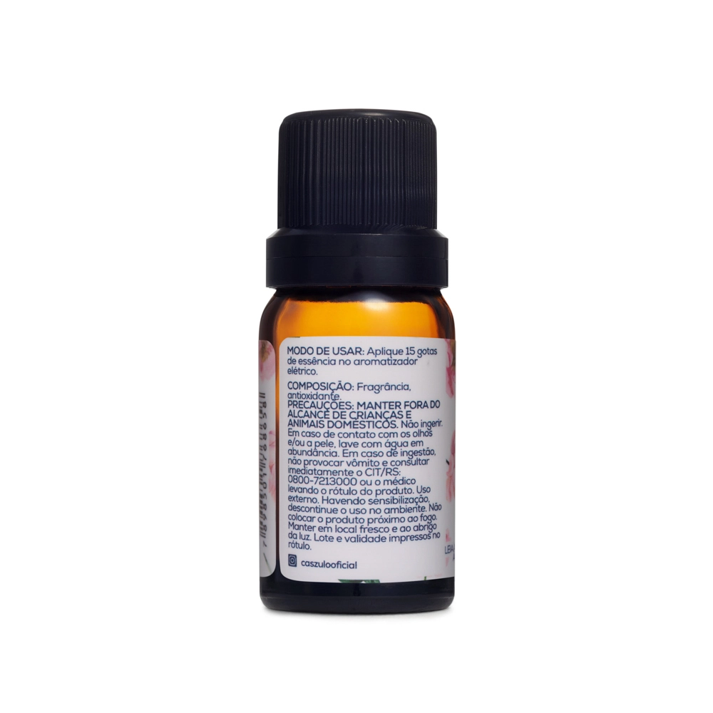  Essência Flor de Peônia Caszulo - 10ml Traseira