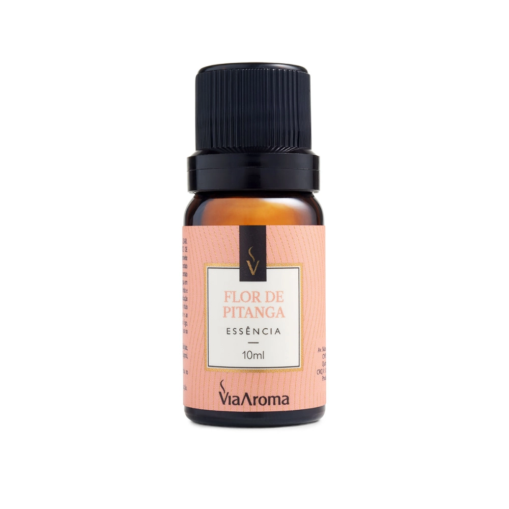 Ess&Atilde;&ordf;ncia Flor de Pitanga Via Aroma - 10ml Frente