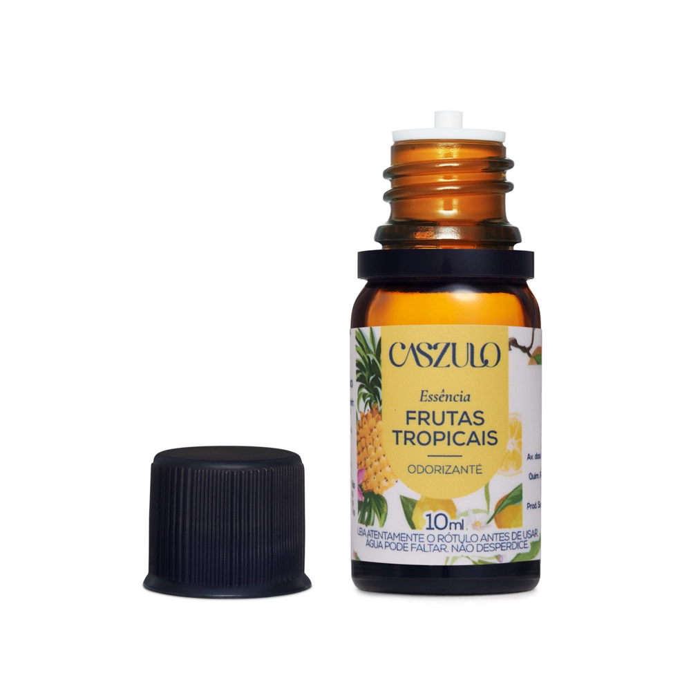 Essência Frutas Tropicais Caszulo - 10ml Sem tampa