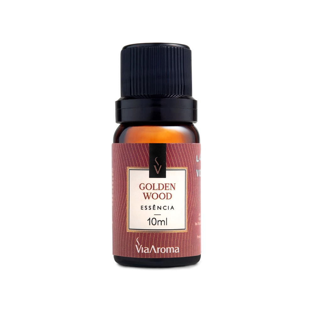 Essência Golden Wood Via Aroma – 10 ml Frente