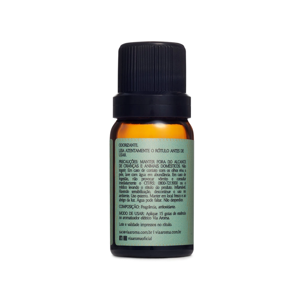 Essência Green Wood Via Aroma - 10ml Costas