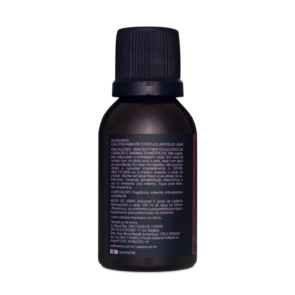 Essência Hidrossolúvel Lisboa Linha Mundo Via Aroma - 30ml