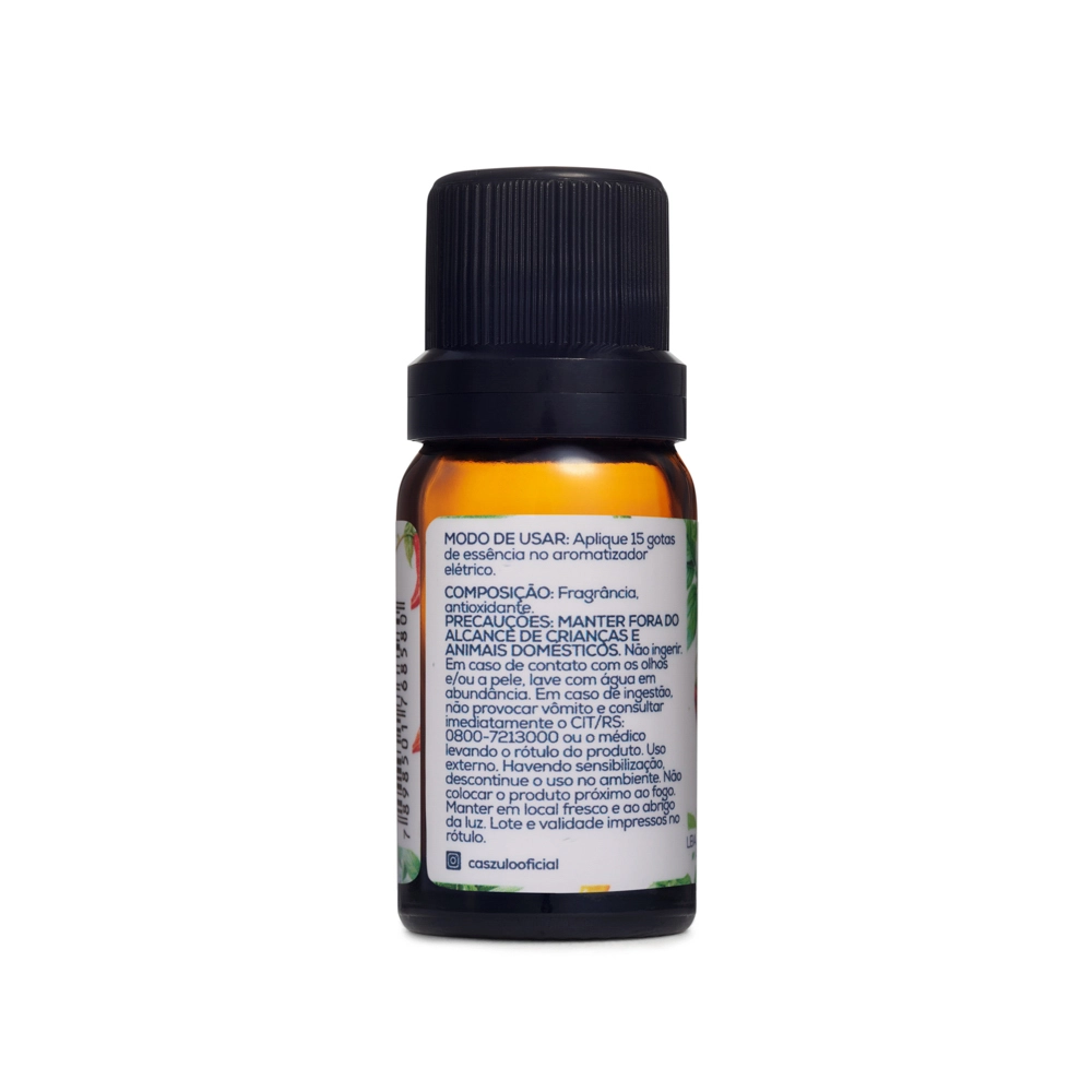 Essência Hortelã Pimenta e Caszulo - 10ml Traseira 