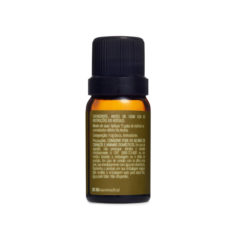 Ess&Atilde;&ordf;ncia Amendoa e Jasmim Via Aroma - 10ml traseira