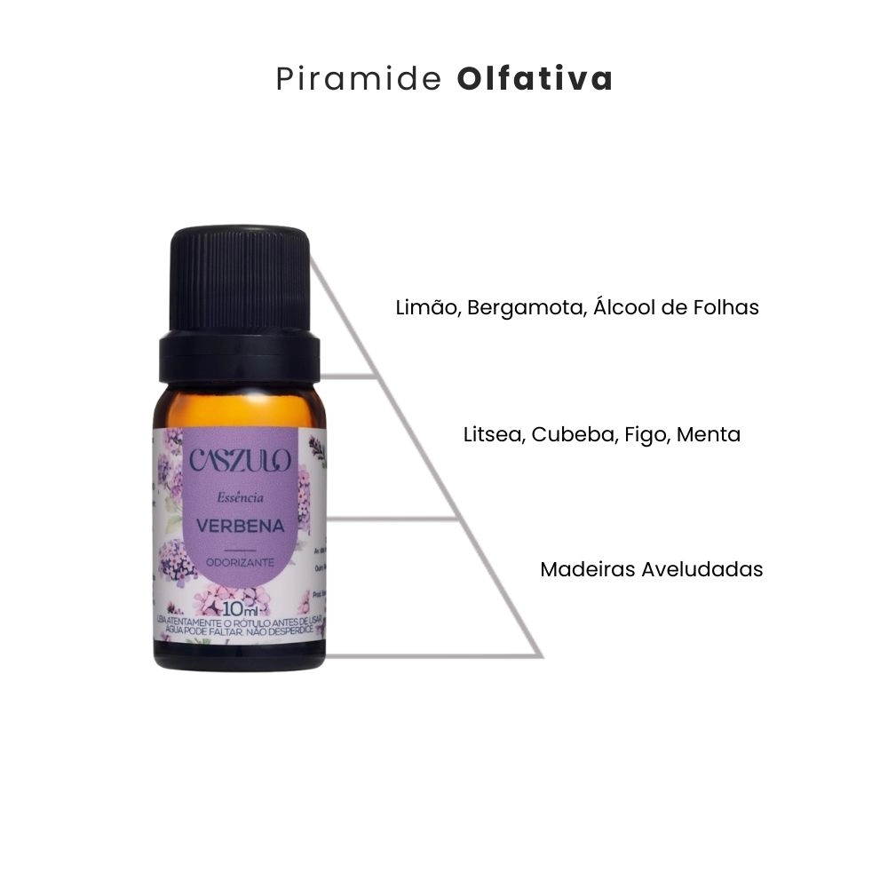 Essência Verbena Caszulo - 10ml | Via Aroma
