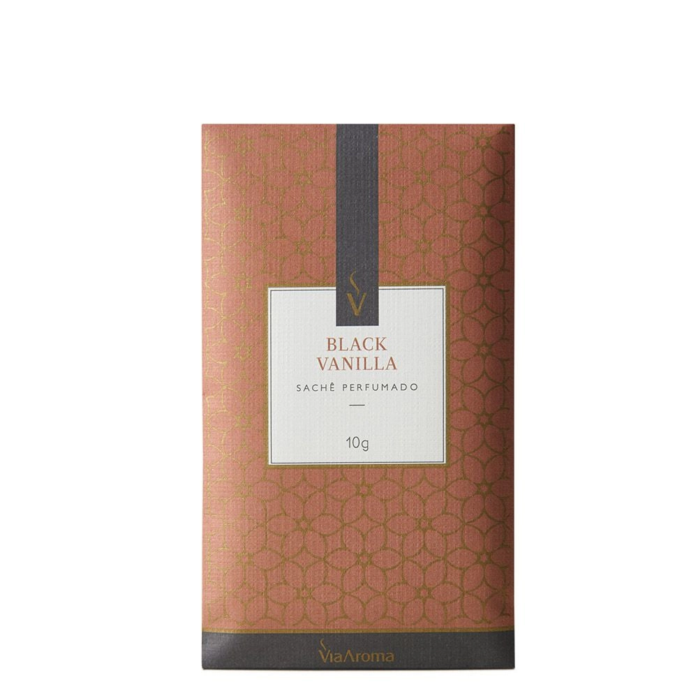 Sachê Perfumado Black Vanilla Via Aroma - 10g