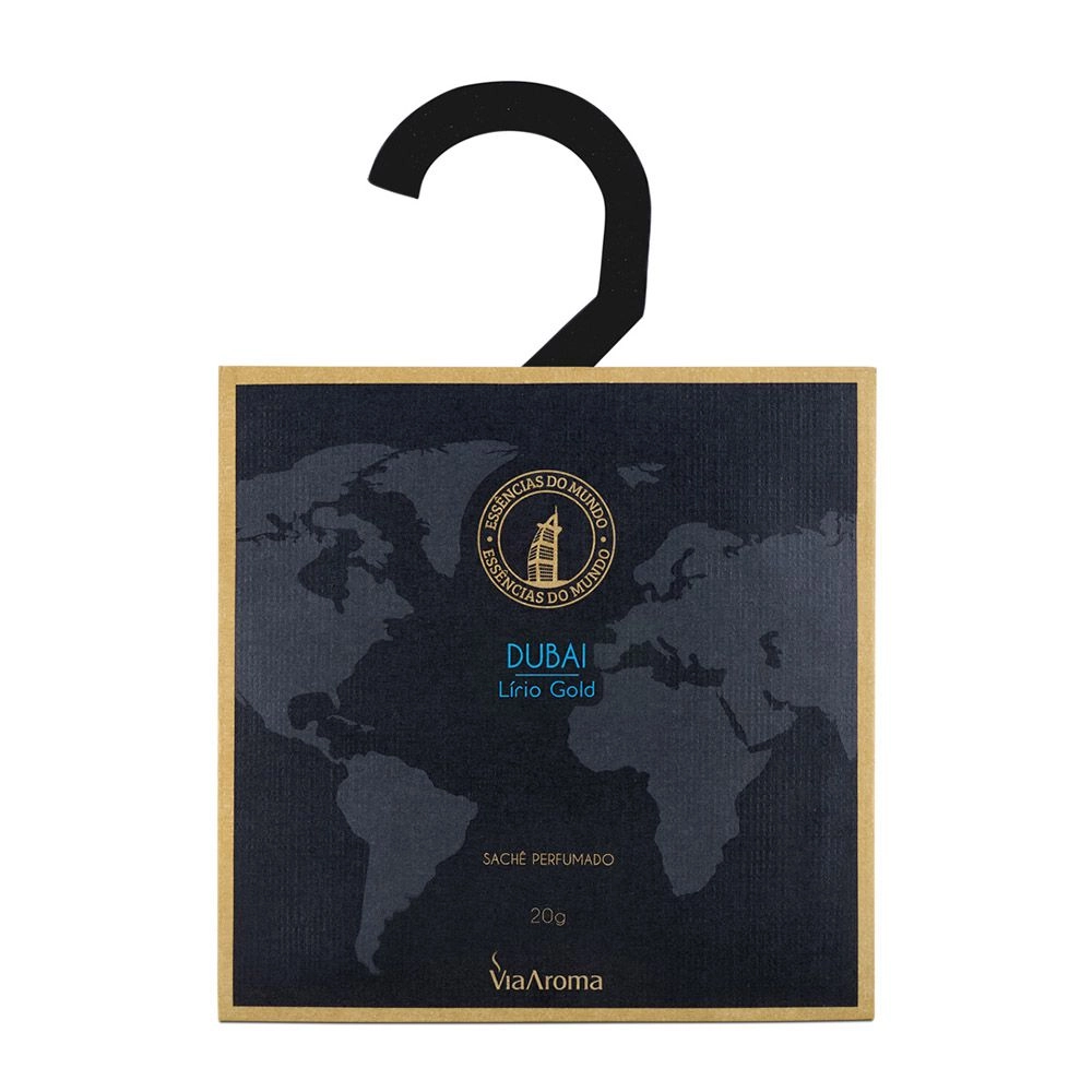 Sachê Perfumado Dubai, Lírio Gold Via Aroma - 20g