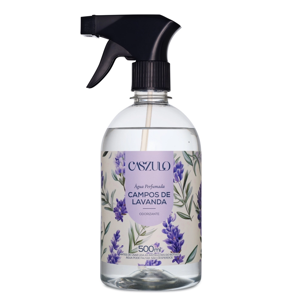 Água Perfumada Campos de Lavanda Caszulo - 500ml Frente