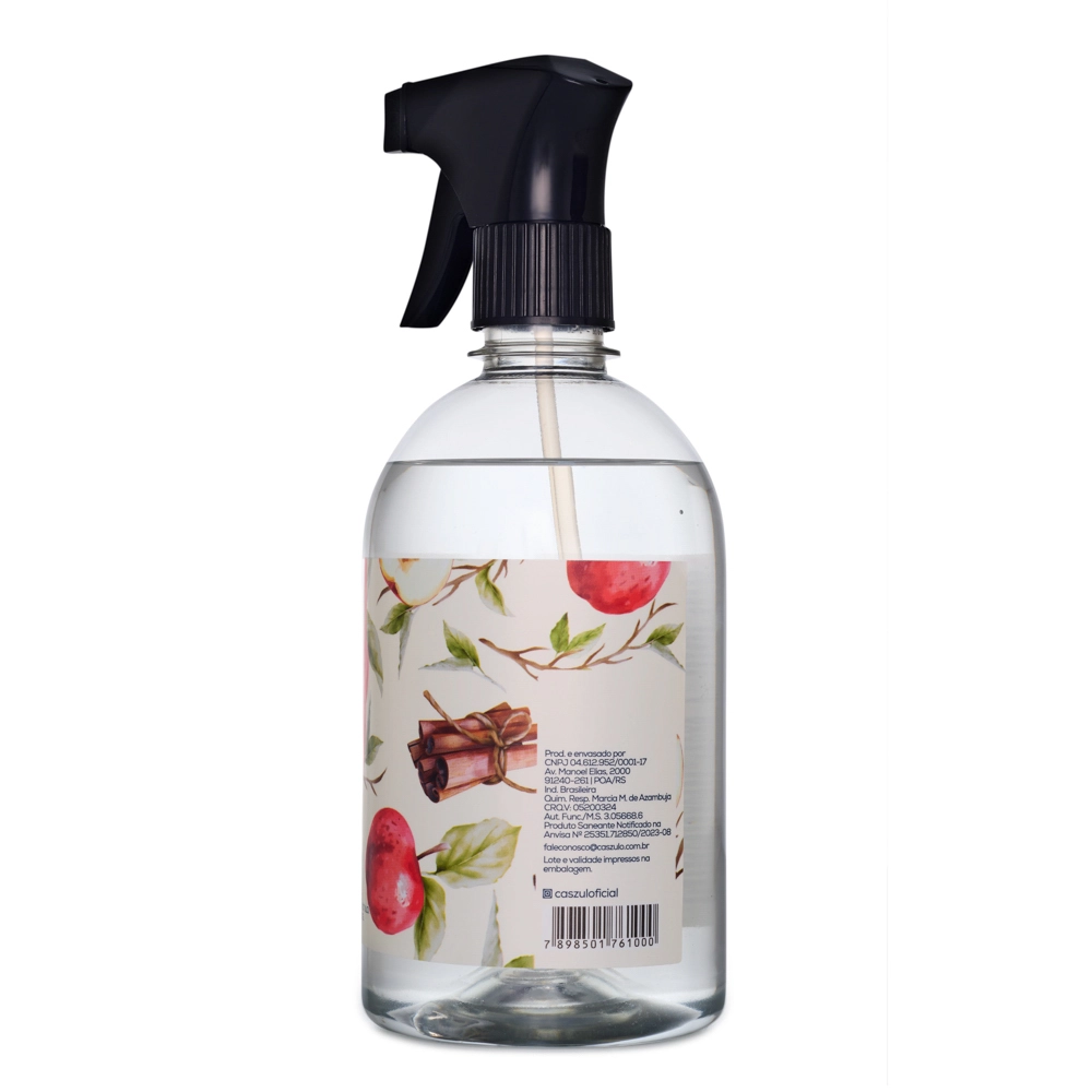 Água Perfumada Canela e Maça Caszulo - 500ml Traseira