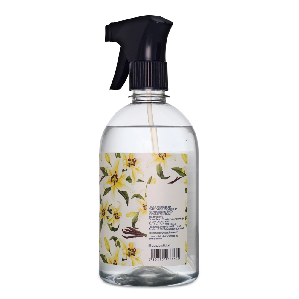 Água Perfumada Fava de Baunilha Caszulo - 500ml traseira