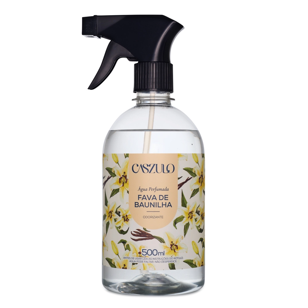 Água Perfumada Fava de Baunilha Caszulo - 500ml Frente