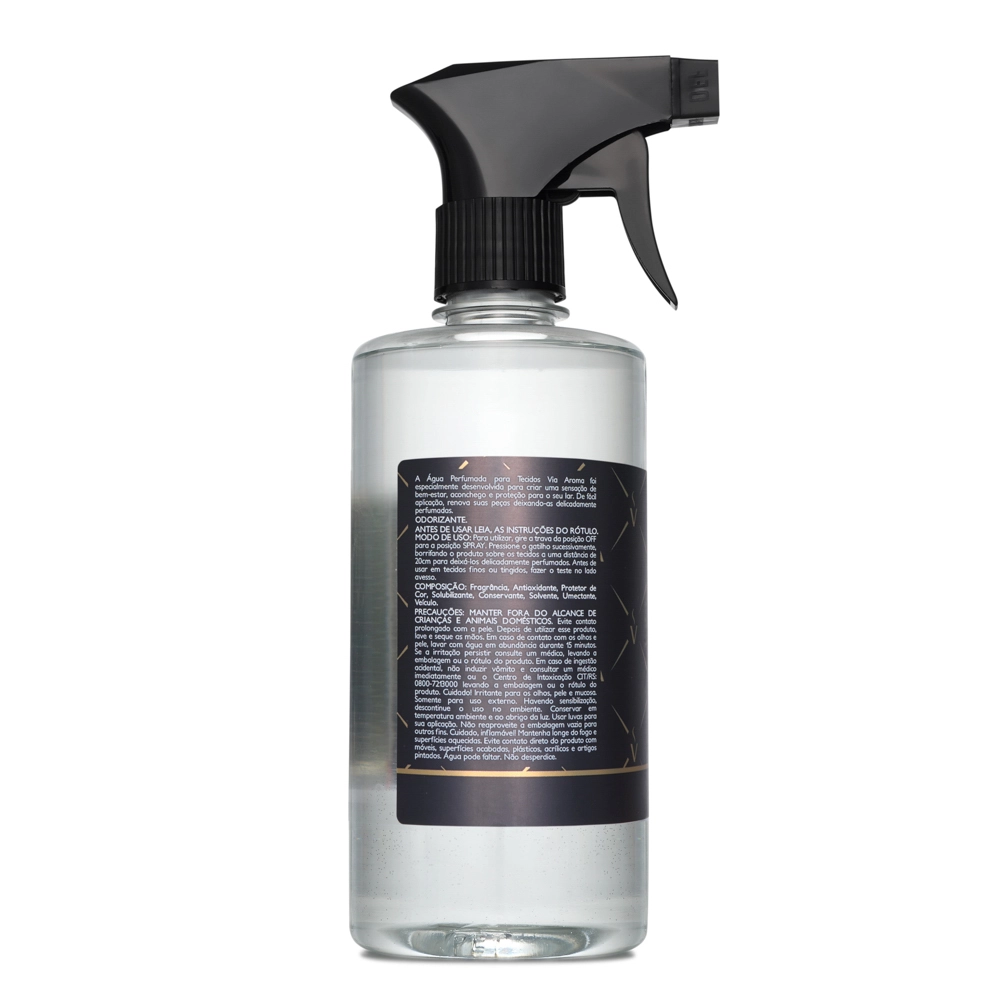Água Perfumada Nossa Essência Via Aroma - 500ml traseira