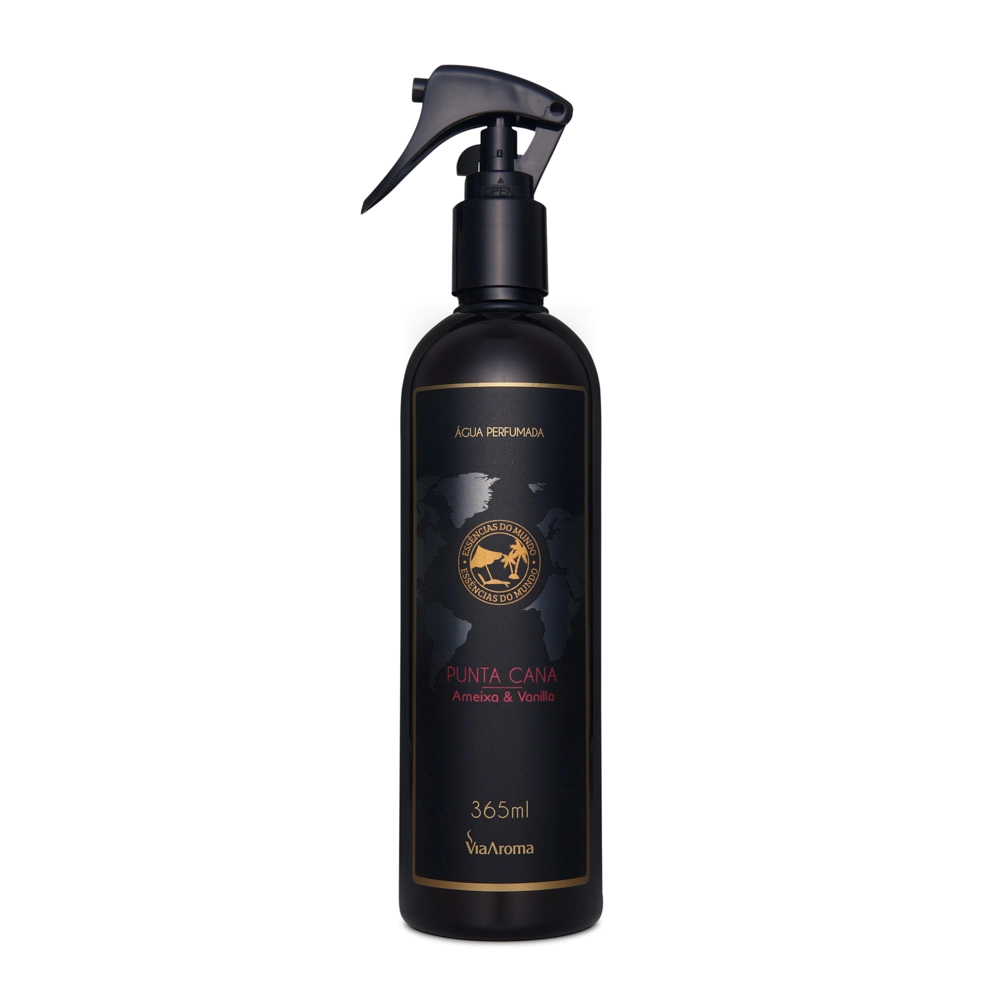  Água Perfumada Punta Cana Linha Mundo Via Aroma - 365ml Frente