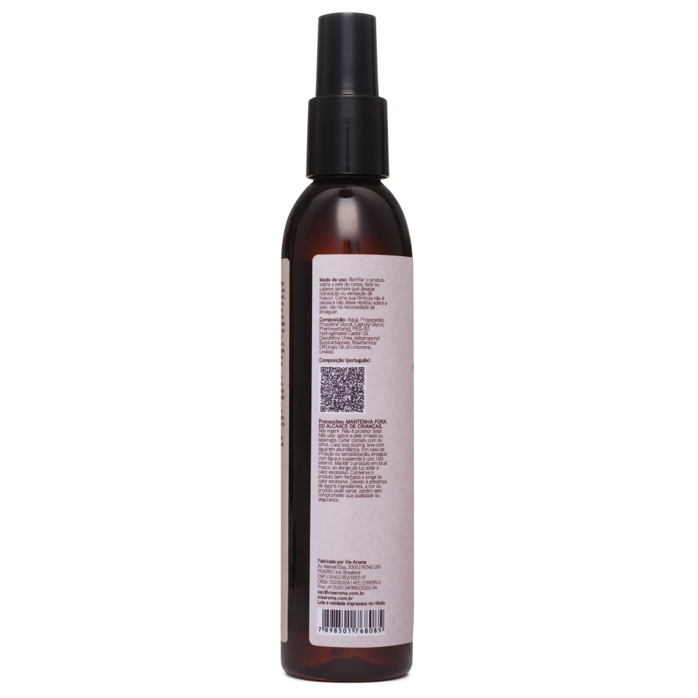 Ãgua Termal com Ã“leo Essencial de Alecrim Via Aroma - 200ml