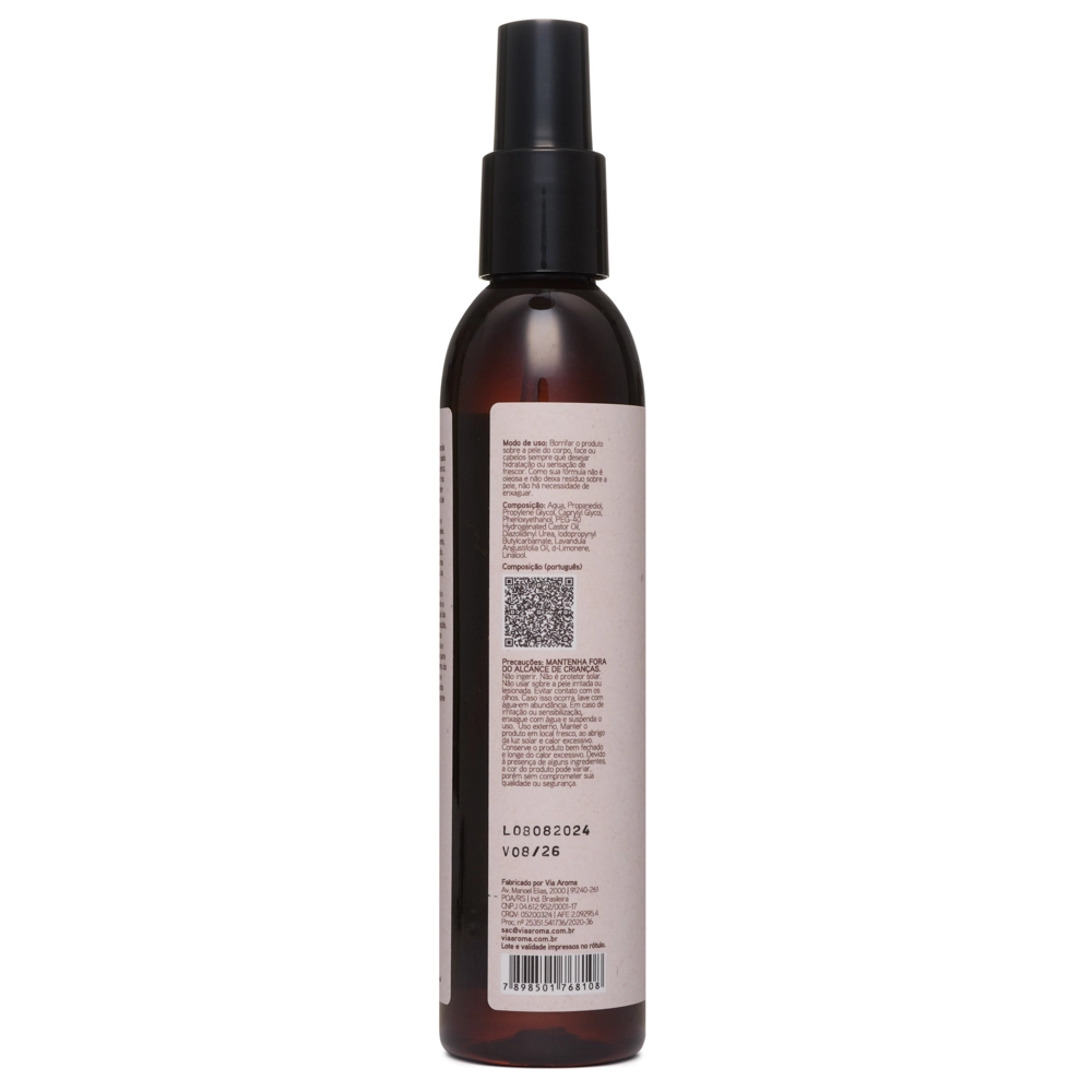 Água Termal com Óleo Essencial de Lavanda Via Aroma - 200ml