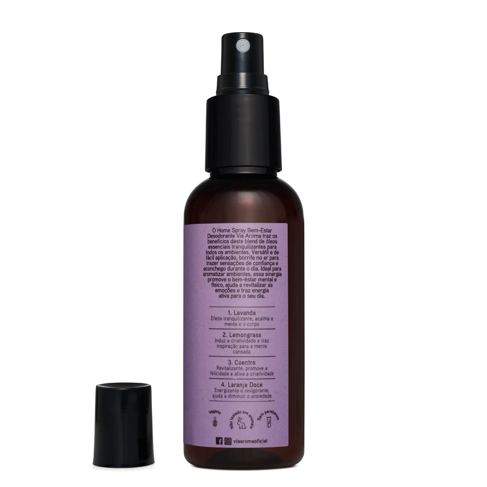 Home Spray Aromatherapy Bem-Estar Via Aroma