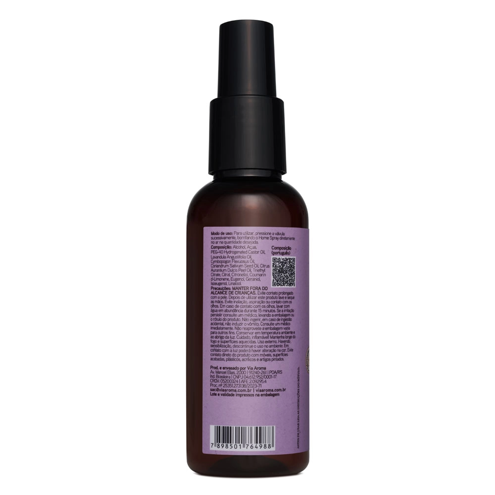 Home Spray Aromatherapy 120ml Bem-Estar Via Aroma