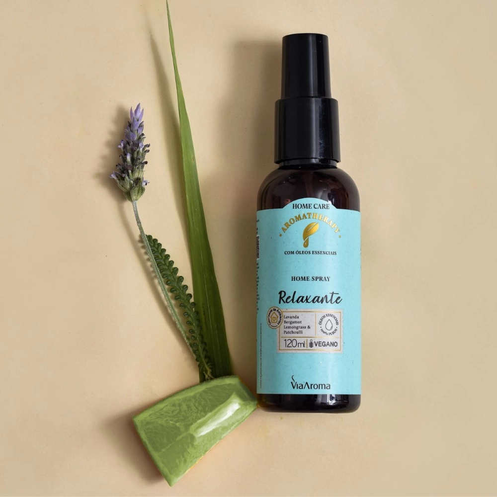 Home Spray Aromatherapy Relaxante Via Aroma - 120ml Produzida Home Spray Aromatherapy Relaxante Via Aroma - 120ml Produzida