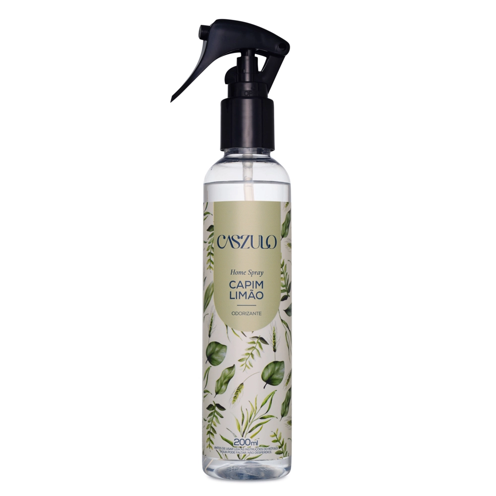 Home Spray Capim Limão Caszulo - 200ml Frente