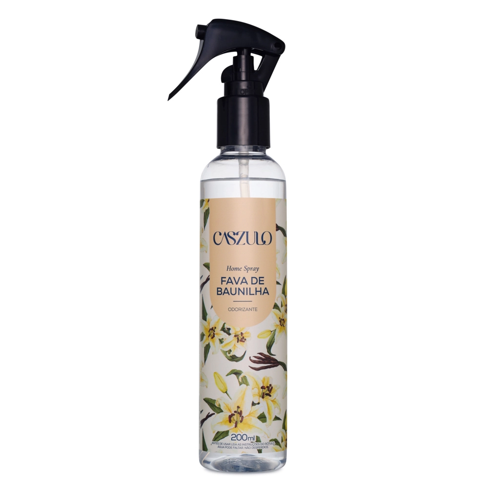  Home Spray Fava de Baunilha Caszulo - 200ml Frente