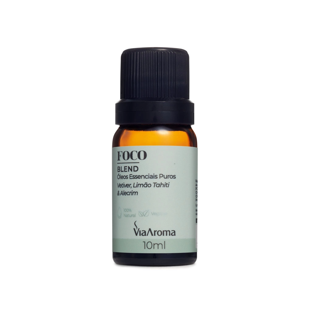 Kit Aromatizador Elétrico USB mais Blend Foco e Essência Alegria Via Aroma