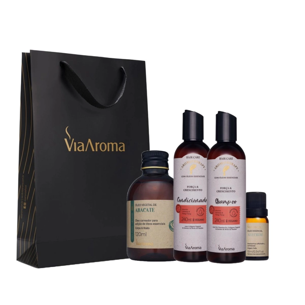 Kit Crescimento Capilar - Via Aroma Kit Crescimento Capilar - Via Aroma