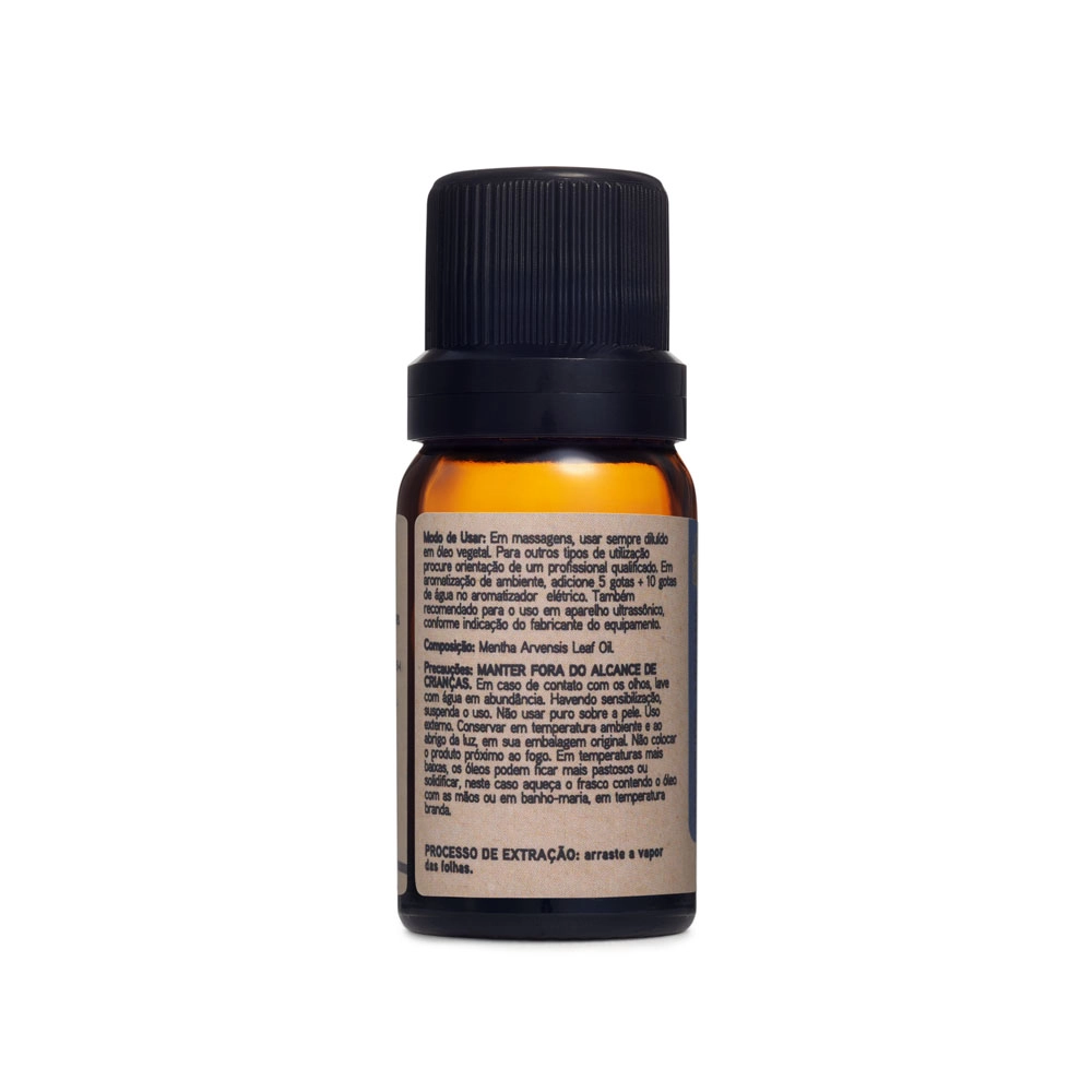 Óleo Essencial de Menta Brasileira Via Aroma – 10 ml Traseira