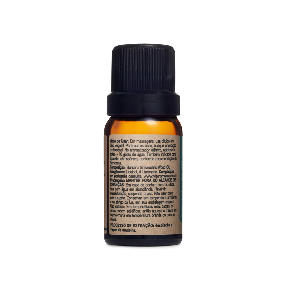 Óleo Essencial Palo Santo Via Aroma - 5ml Traseira