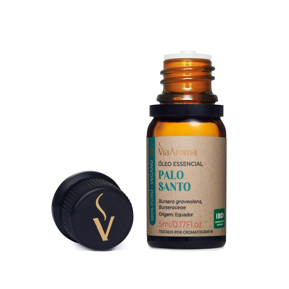 Óleo Essencial Palo Santo Via Aroma - 5ml Sem tampa