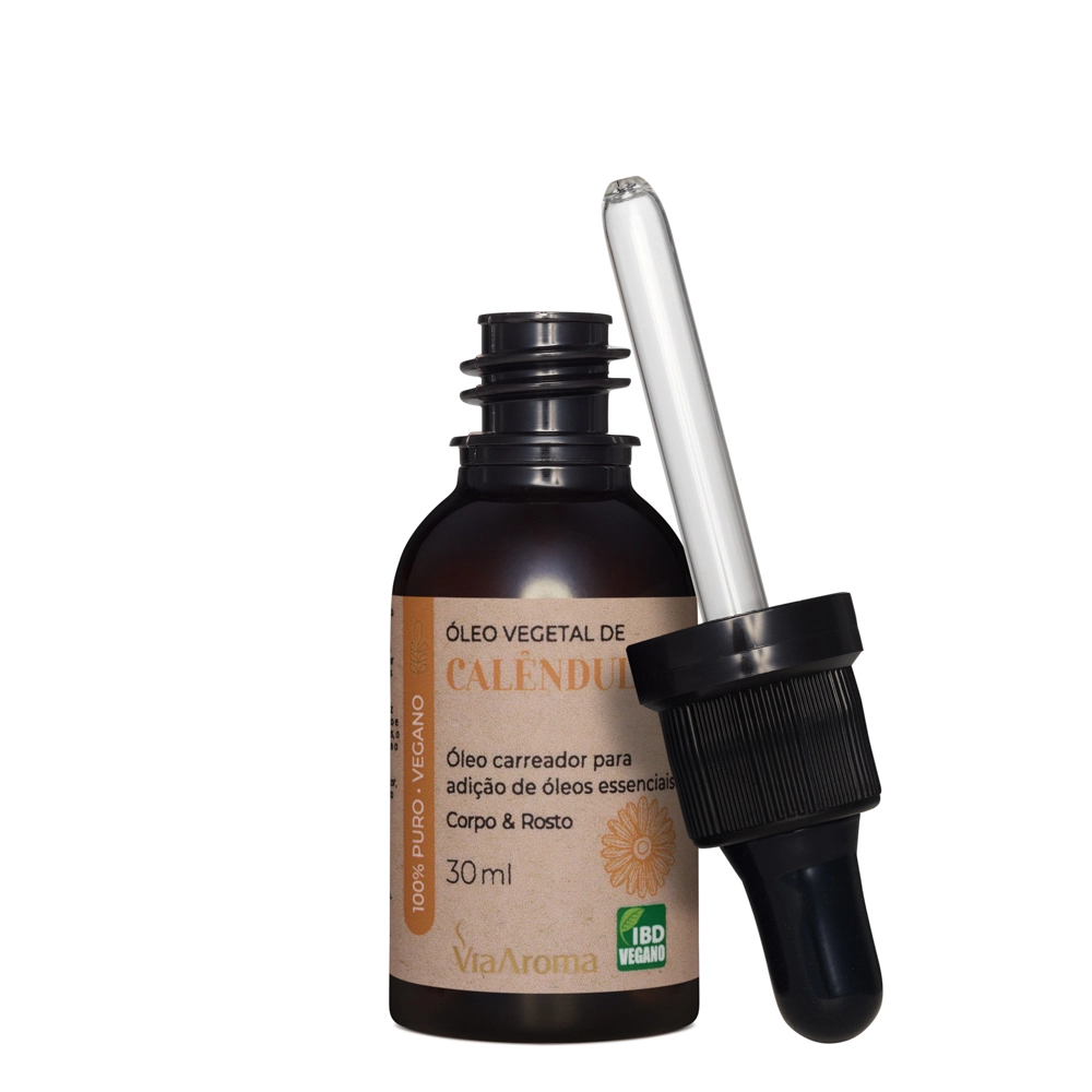 Óleo Vegetal de Calêndula Via Aroma - 30 ml Sem tampa 