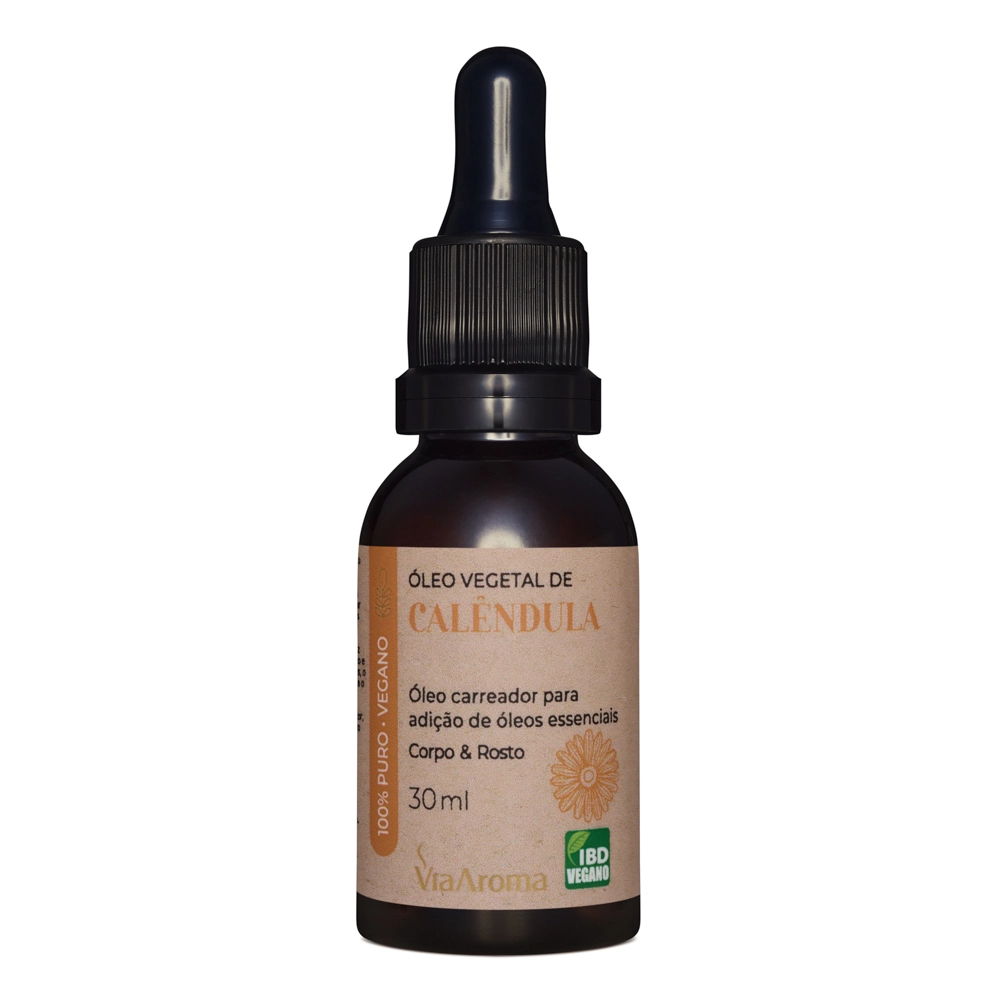 Óleo Vegetal de Calêndula Via Aroma - 30 ml Frente