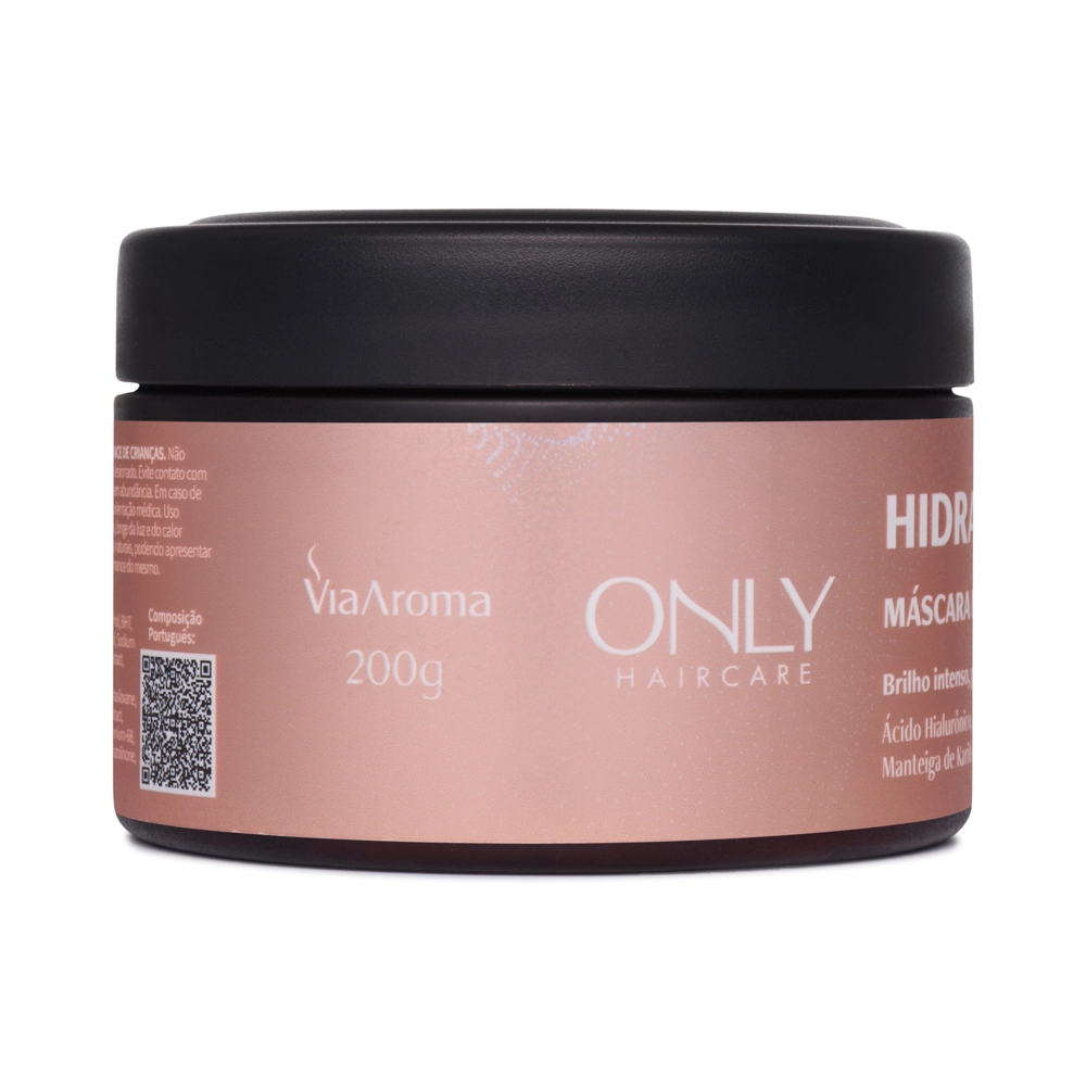 Máscara de Tratamento Hidratação Only Haircare Via Aroma - 200g lateral direita