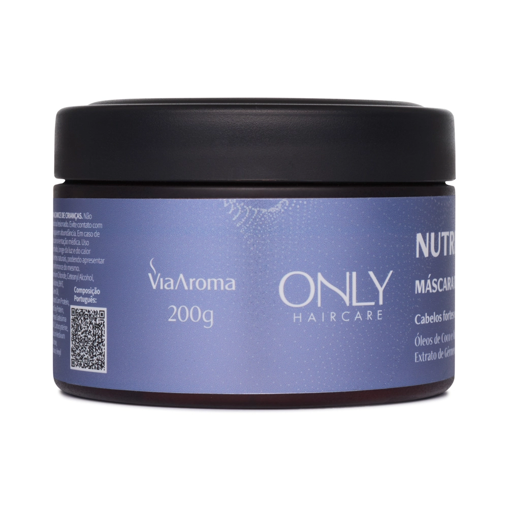 Máscara de Tratamento Nutrição Only Haircare Via Aroma - 200g lateral direita
