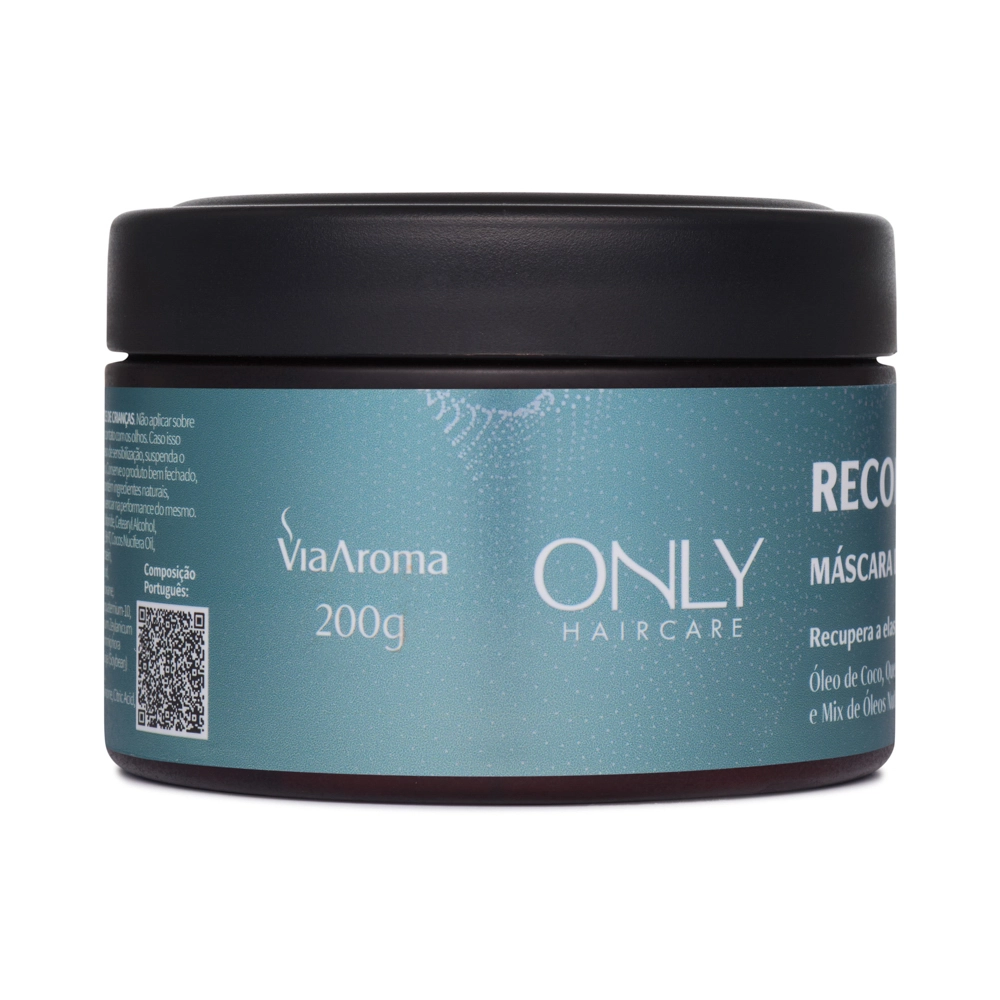 Máscara de Tratamento Reconstrução Only Haircare Via Aroma - 200g lateral direita