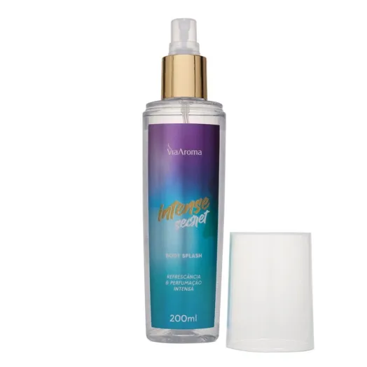 Body Splash Desodorante Intense Secret Via Aroma - 200ml Produto Body Splash Desodorante Intense Secret Via Aroma - 200ml