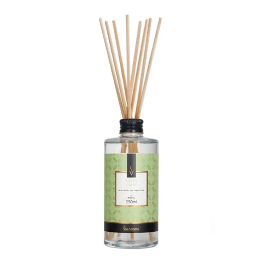 Refil Difusor de Varetas Capim Limão Via Aroma - 250ml Produto Refil Difusor de Varetas Capim Limão Via Aroma - 250ml