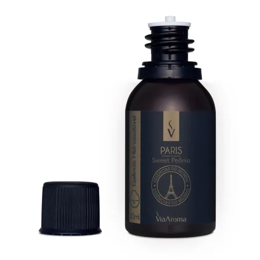 Essência Hidrossolúvel Paris Sweet Peônia Linha Mundo Via Aroma - 30ml Produto Essência Hidrossolúvel Paris Sweet Peônia Linha Mundo Via Aroma - 30ml