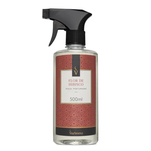 Água Perfumada Flor de Hibisco Via Aroma - 500ml Produto Água Perfumada Flor de Hibisco Via Aroma - 500ml