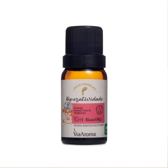 Blend de Óleos Essenciais Pets Hiperatividade Via Aroma - 10ml