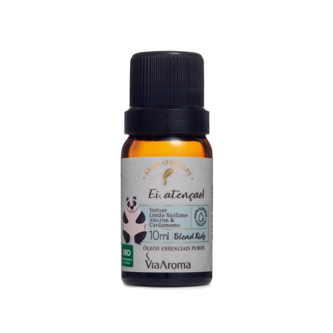 Blend de Óleos Essenciais Kids Ei, atenção! Via Aroma - 10ml