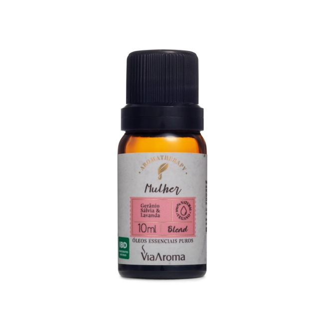 Blend de Óleos Essenciais Mulher Via Aroma - 10ml