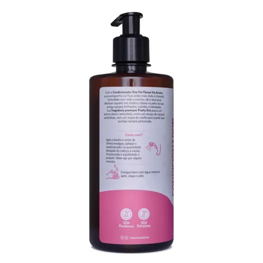 Condicionador One Pet Fêmea Via Aroma – 500 ml Produto Condicionador One Pet Fêmea Via Aroma – 500 ml