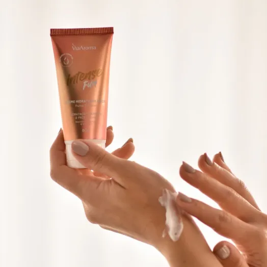 Creme Hidratante Desodorante Mãos Intense Fun Via Aroma - 60g Produto Creme Hidratante Desodorante Mãos Intense Fun Via Aroma - 60g