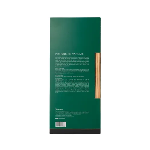 Difusor de Varetas Bosque Via Aroma - 200ml Produto Difusor de Varetas Bosque Via Aroma - 200ml