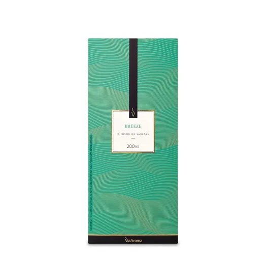 Difusor de Varetas Breeze Via Aroma - 200ml Produto Difusor de Varetas Breeze Via Aroma - 200ml