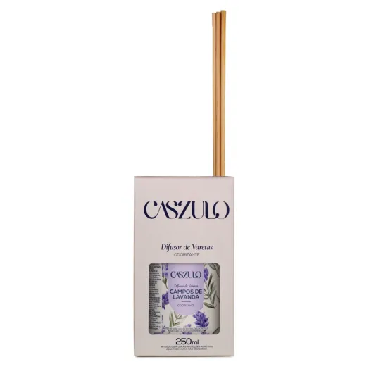 Difusor de Varetas Campos de Lavanda Caszulo - 250ml Produto Difusor de Varetas Campos de Lavanda Caszulo - 250ml