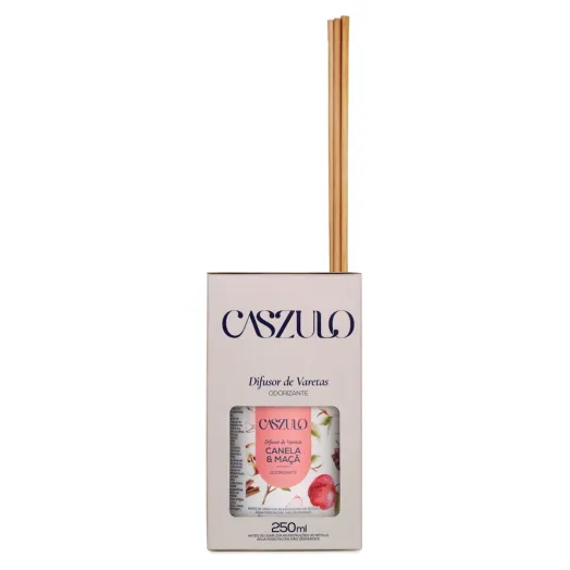 Difusor de Varetas Canela e Maçã Caszulo - 250ml Produto Difusor de Varetas Canela e Maçã Caszulo - 250ml