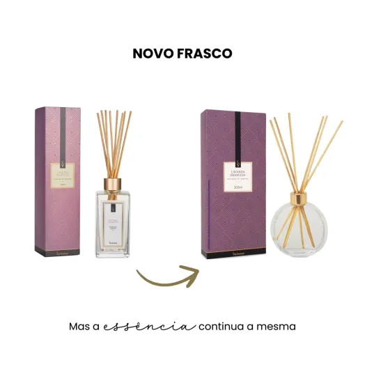 Produto Difusor de Varetas Lavanda Francesa Via Aroma - 200ml