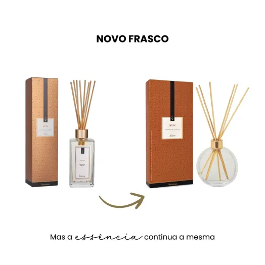 Difusor de Varetas Musk Via Aroma - 200ml Produto Difusor de Varetas Musk Via Aroma - 200ml