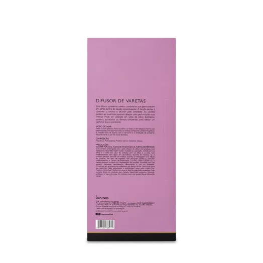 Difusor de Varetas Peônia Garden Via Aroma - 200ml Produto Difusor de Varetas Peônia Garden Via Aroma - 200ml